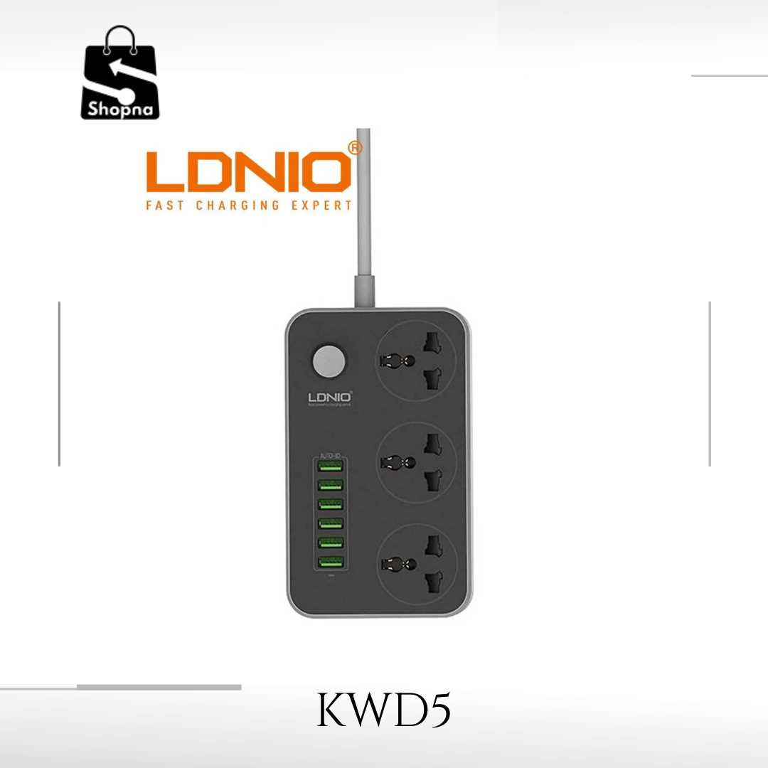 LDNIO Power Socket & Smart 6 USB Charging Ports 3.4A SC3604 | Shopna Online Store .