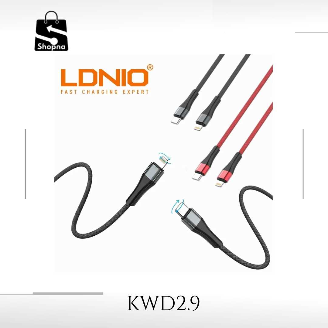 LDNIO Super Fast Charging USB-C Lightning Cable | Shopna Online Store .