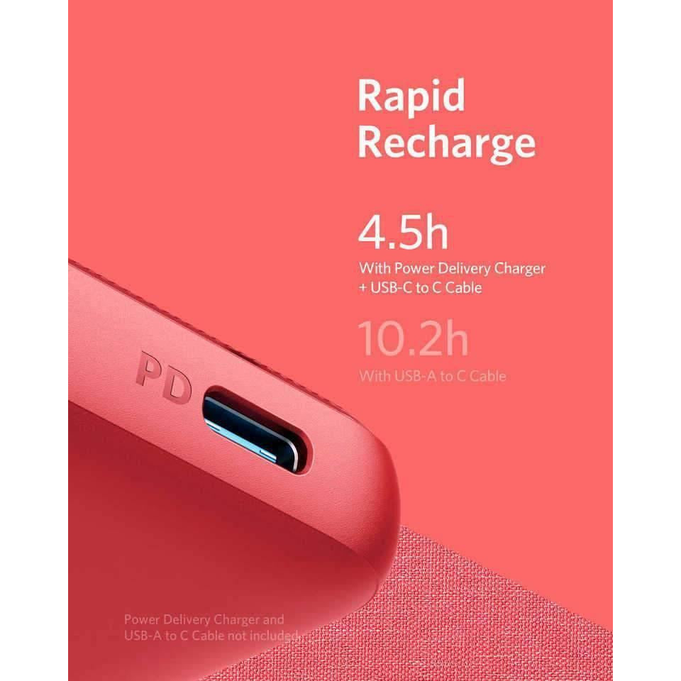 ANKER PowerCore III Sense 10K PD -Red Fabric | Shopna Online Store .