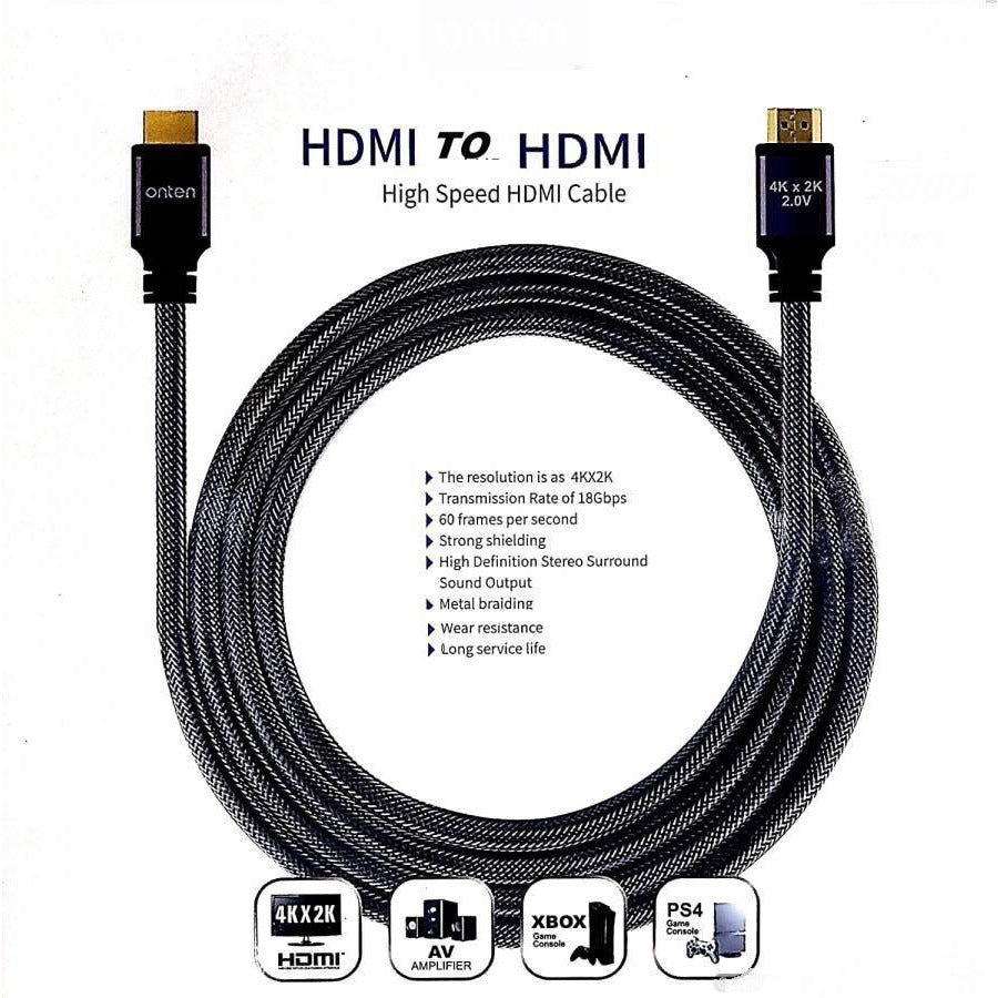 onten 8308 High Speed HDMI Cable 5 Meter | Shopna Online Store .