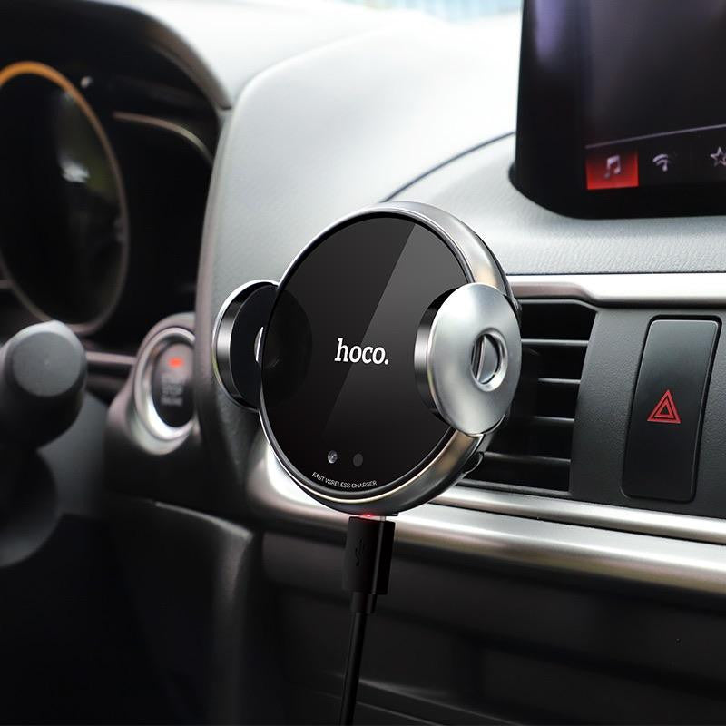 hoco. Car wireless charger «CA48» air outlet and dashboard mount | Shopna Online Store .