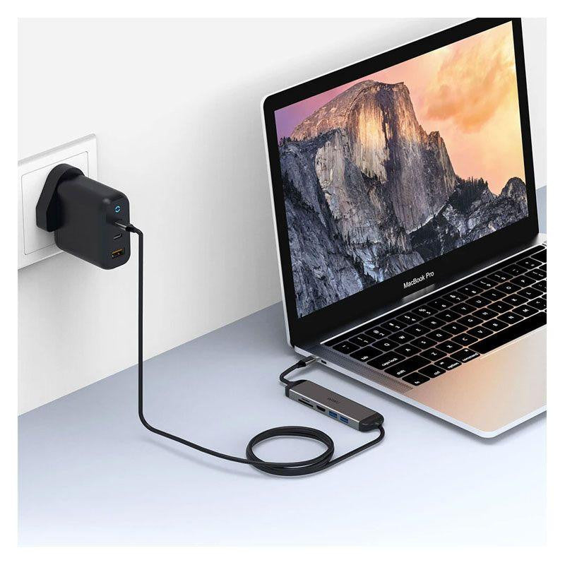 WIWU Alpha 521H 5in1 USB Type-C Hub | Shopna Online Store .